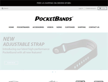 Tablet Screenshot of pocketbands.com